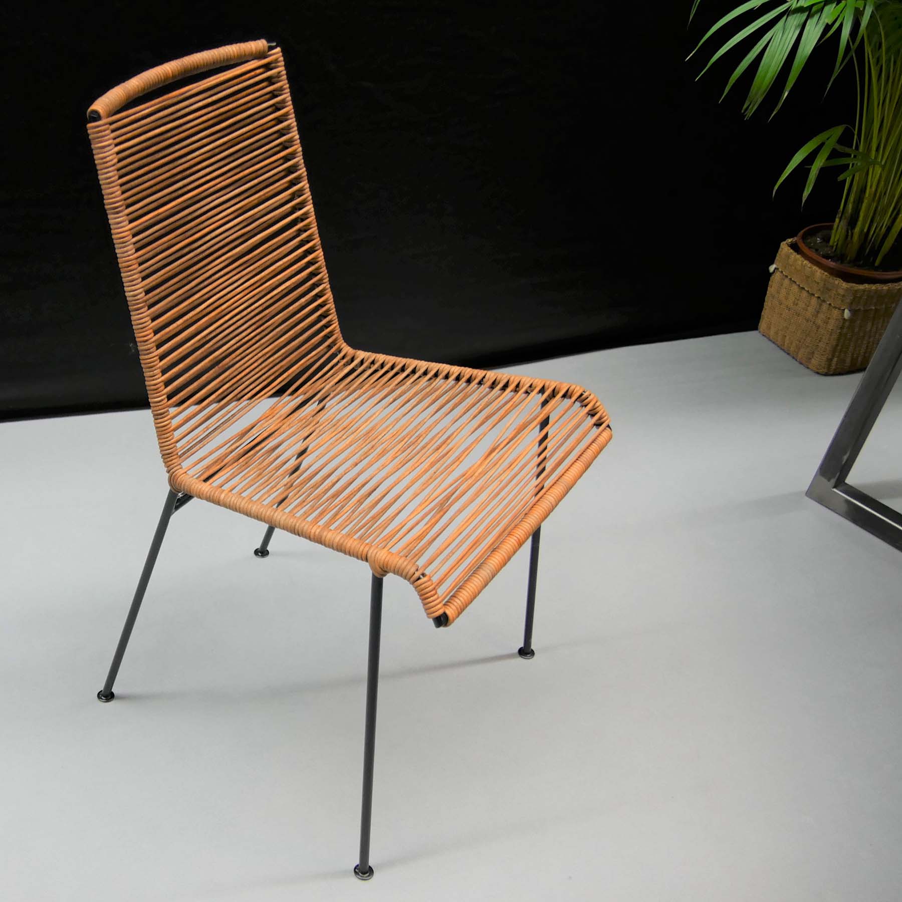 Chaise Mazunte tressage cuir BOQA l'INATELIER nantes