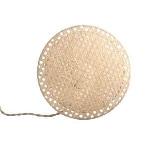 lampe applique MOON_petit modèle_An°so design_Anne-Sophie Boucard_L'Inatelier_Nantes_Luminaire_cannage_naturel bohème_design contemporain_