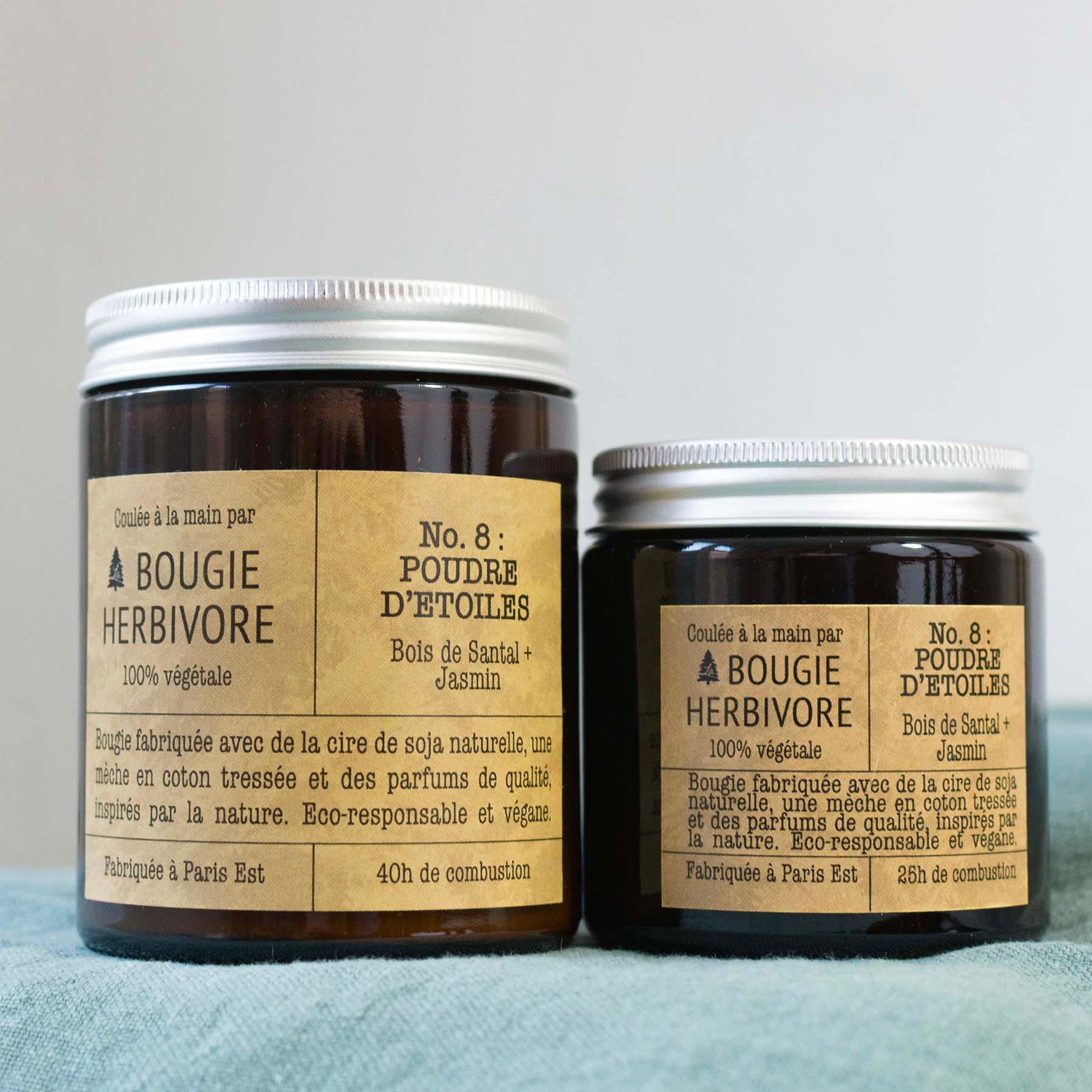 Bougie - Poudre d'étoiles - Bois de santal et jasmin – Image 3