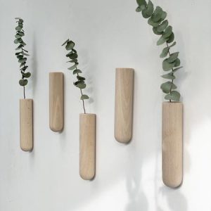 vases_muraux_bois_hêtre_lot de 3_L'INATELIER_Anso design_Anne-sophie BOUCARD_Nantes_boutique déco_déco murale_écodesign_madeinfrance_fleurs fraiches ou sechées