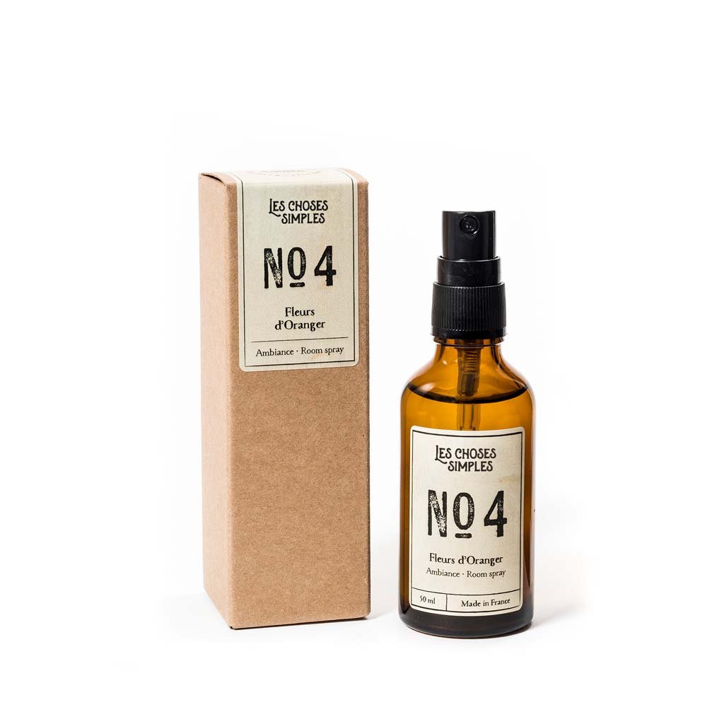 Spray N°4 - Les choses simples - Fleurs d'oranger - 50ml - Parfum d'ambiance_L'Inatelier_nantes_boutique déco_pin_camphre_lavande_décoration_interieur_salon_salle de bain_rideau_made in france_provence_entretien_fragrance