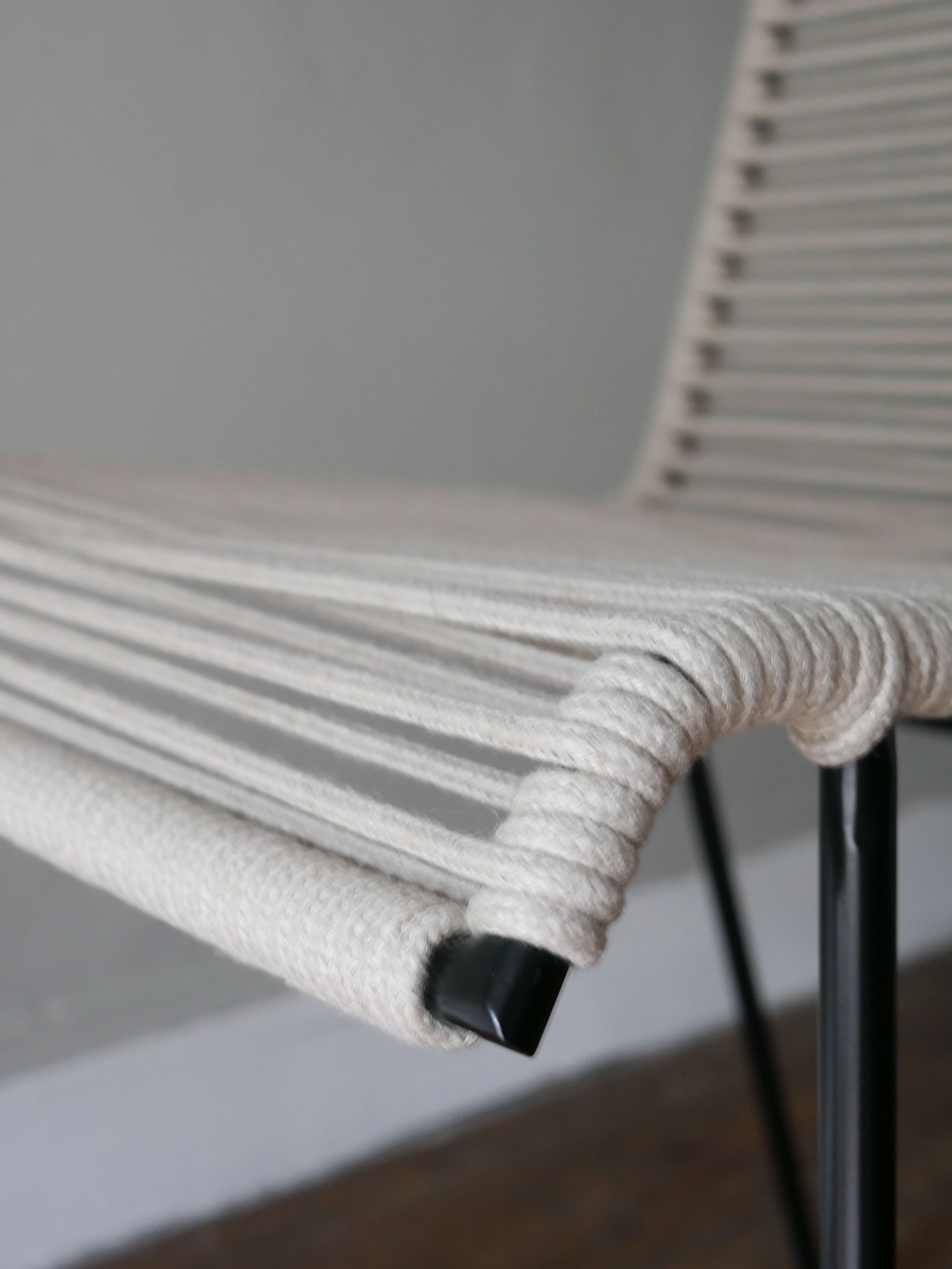 Chaise Mazunte tressage lin BOQA l'INATELIER nantes