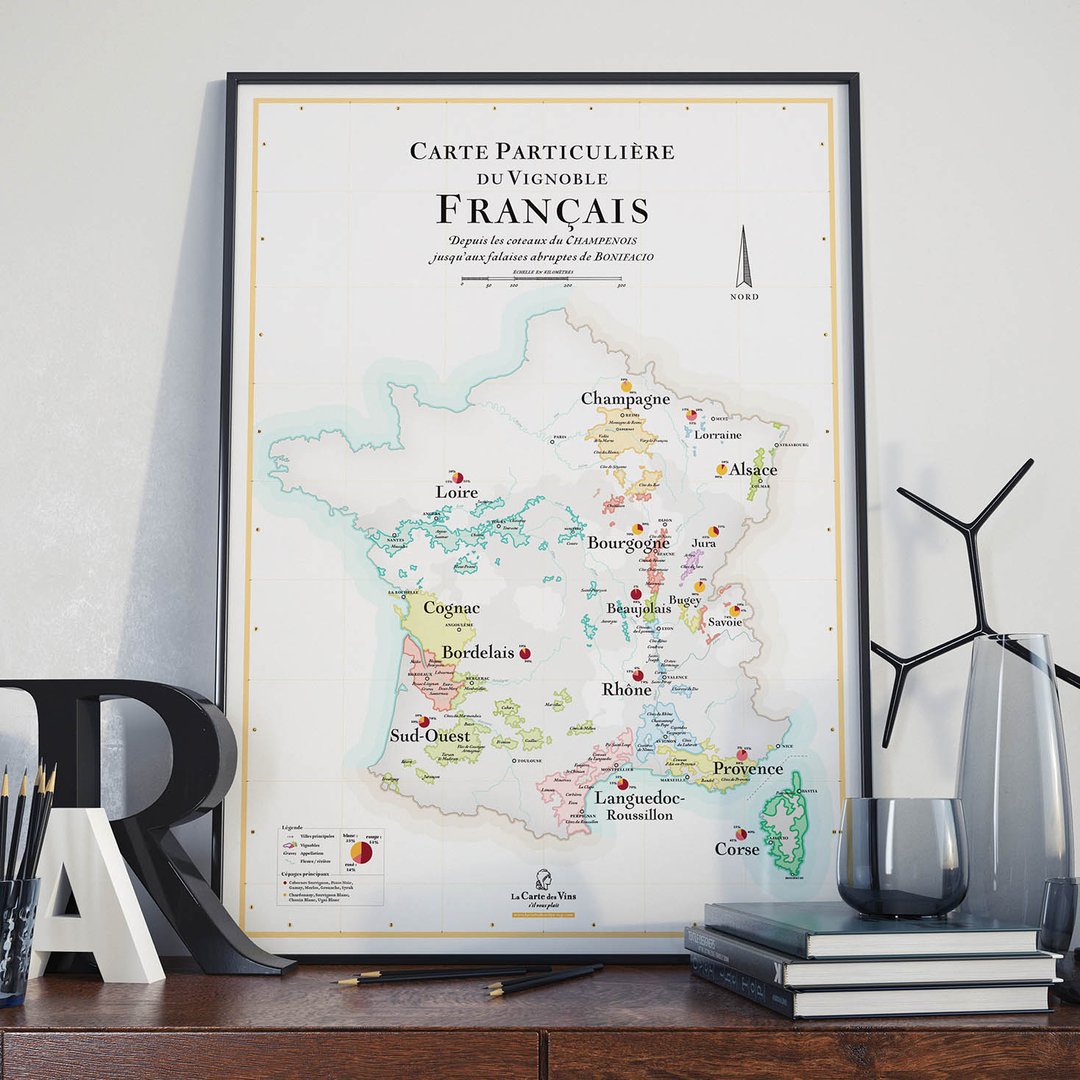 carte des vins de France