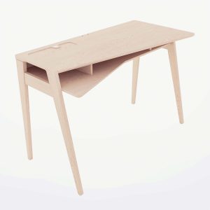 bureau-graphique_zoe_drugeot-manufacture_design_contemporain_télétravail_chêne-massif_bois_nantes_linatelier_décoration_meuble_furniture_desk_fabrication-française_made-in-france_artisanat_inspiration_pratique_prise-usb