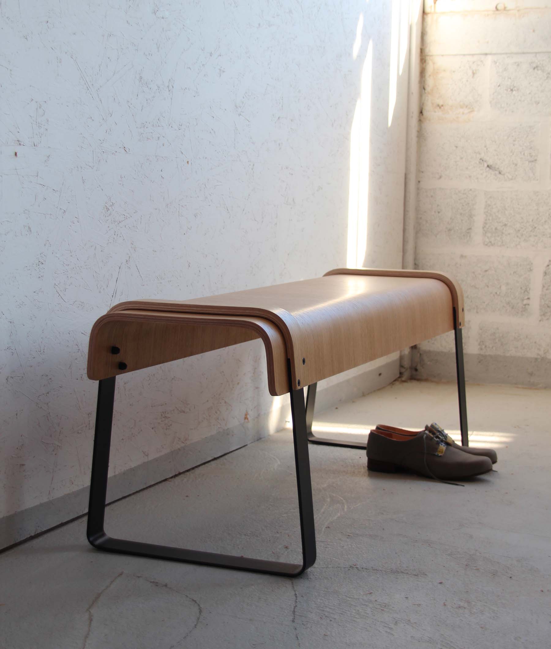 Banc bois et métal - Diplop – Image 3