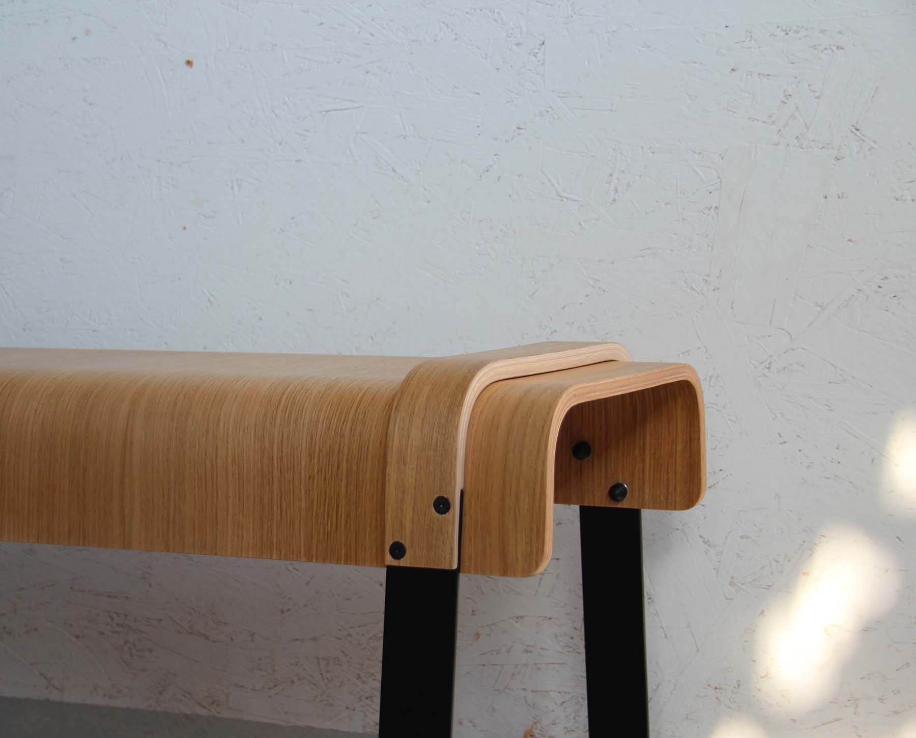 Banc bois et métal - Diplop – Image 2