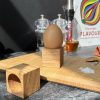 Coquetier en bois-éco-conçu-France-kopo-déco-art-de-la-table-oeuf à la coque-nantes