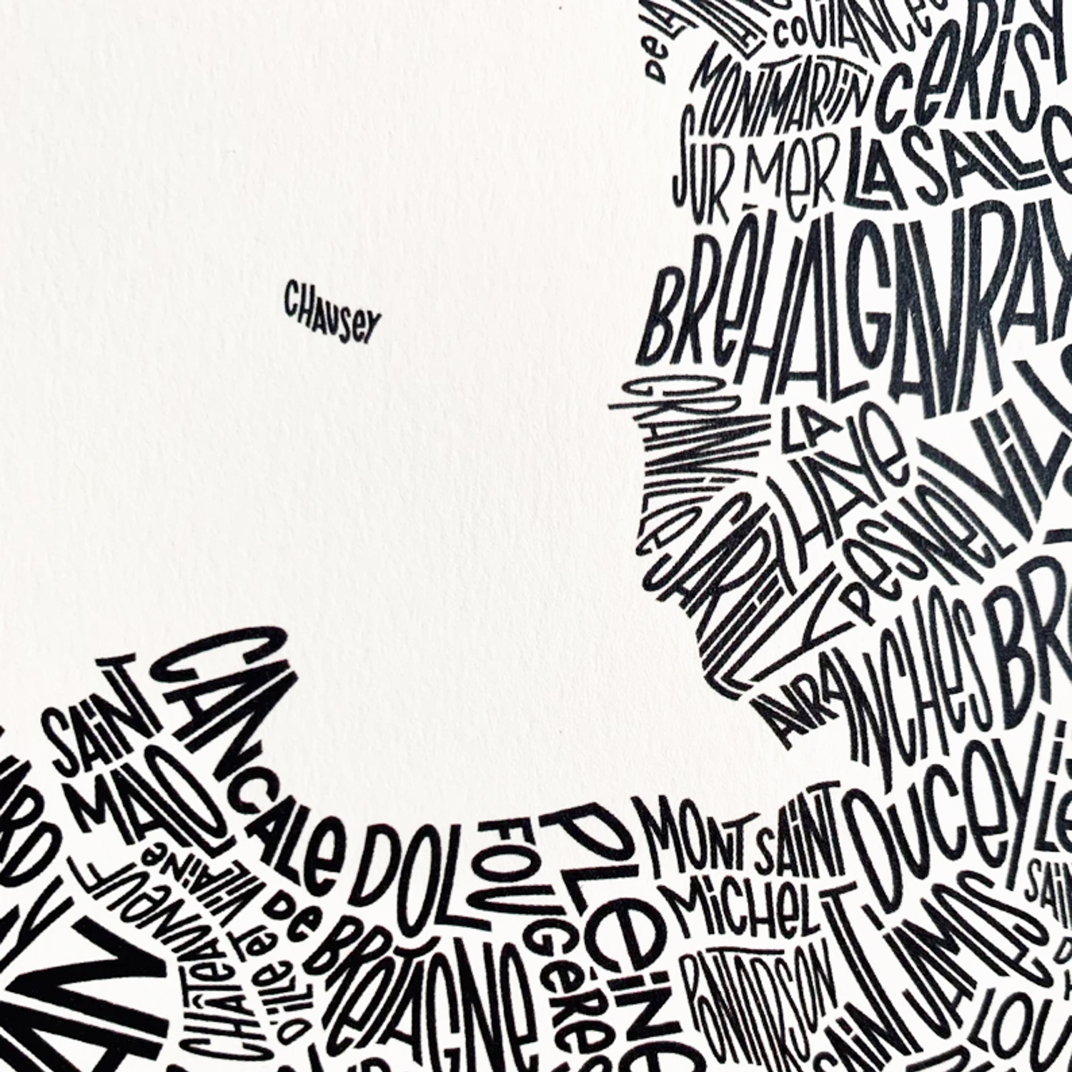 Affiche bretagne les petits plans linatelier