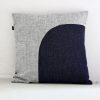 Coussin mixte en denim - HL
