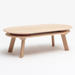 Table basse ovale